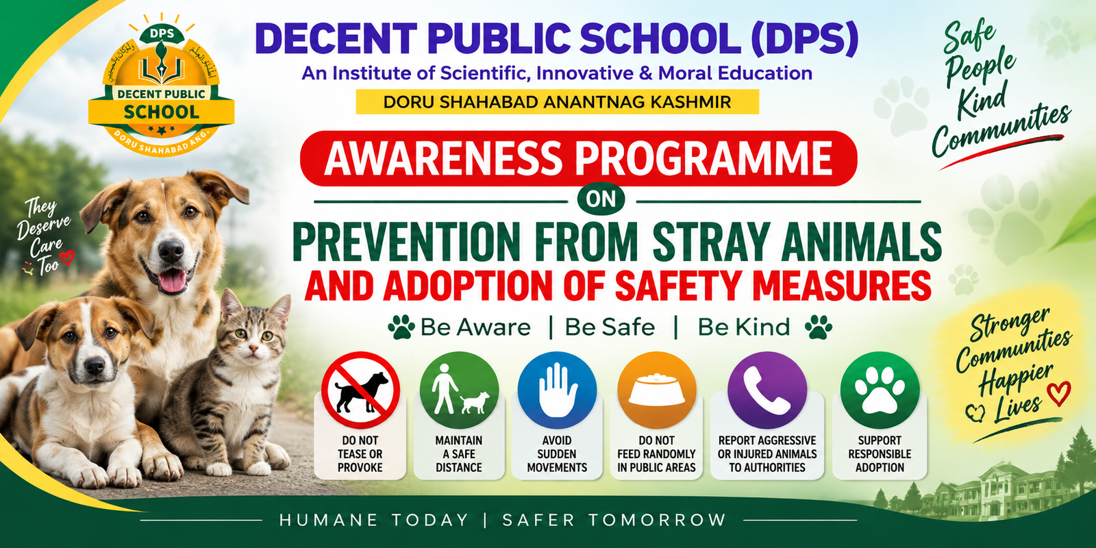 Awareness Programme on Prevention from Stray Animals and Adoption of safety measures